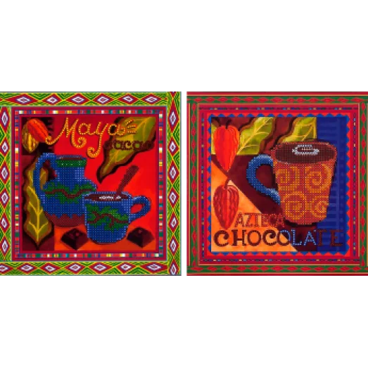 FLS-046D Cacao & Chocolate. Схема для вышивки бисером. Волшебная Страна