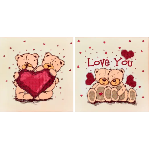 FLS-052D Love you. Схема для вышивки бисером. Волшебная Страна