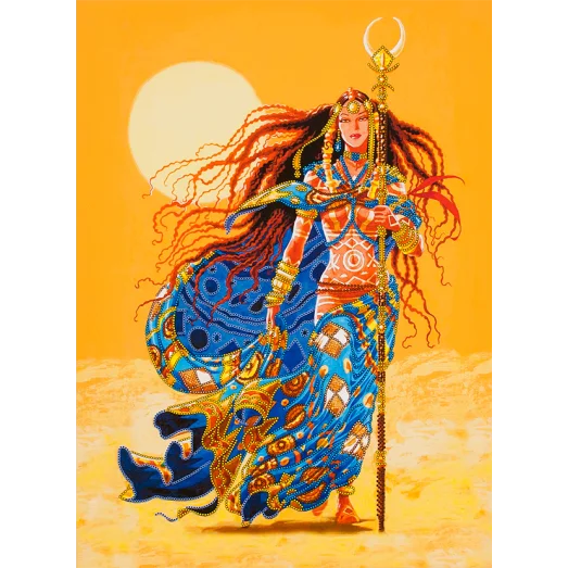 FLS-075 Идущая по пескам. Схема для вышивки бисером. Волшебная Страна