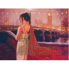 FLS-077 Вечерняя прогулка. Схема для вышивки бисером. Волшебная Страна