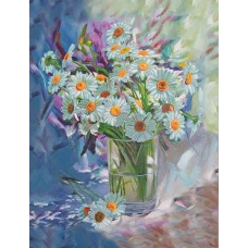 FLS-079 Ромашки. Схема для вышивки бисером. Волшебная Страна