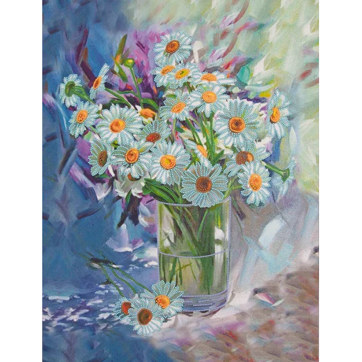 FLS-079 Ромашки. Схема для вышивки бисером. Волшебная Страна