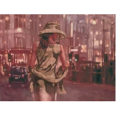 FLS-084 Покидая Альберт-холл. Схема для вышивки бисером. Волшебная Страна