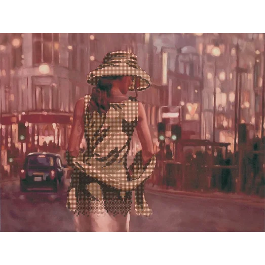 FLS-084 Покидая Альберт-холл. Схема для вышивки бисером. Волшебная Страна