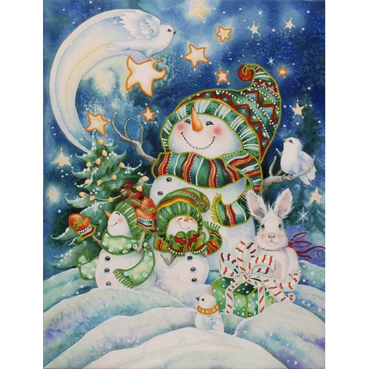 FLS-104 Новогодняя сказка. Схема для вышивки бисером. Волшебная Страна