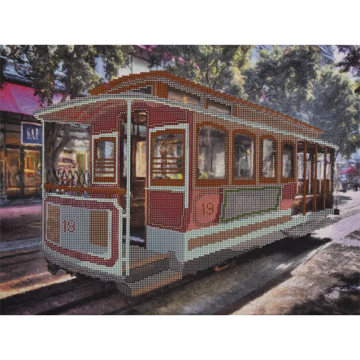 FLS-107 Лето в Сан-Франциско. Схема для вышивки бисером. Волшебная Страна