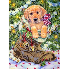 FLS-122 Новогодний сюрприз. Схема для вышивки бисером. Волшебная Страна