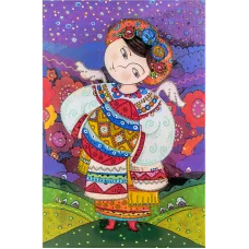 FLS-129 Пасхальный ангел. Схема для вышивки бисером. Волшебная Страна