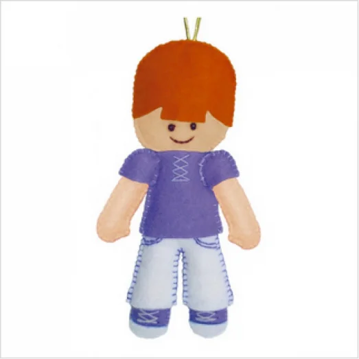 ФН-032 Кукла. Фетровый набор для рукоделия ТМ ВДВ