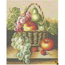 ФПК-3055 Фруктовый натюрморт. Схема для вышивки бисером Феникс