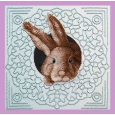 Р-338 Кролик. Набор для вышивки бисером. ТМ Картины Бисером