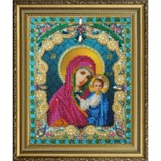 Р-409 Казанская Икона Божией Матери. Набор для вышивки бисером. ТМ Картины Бисером
