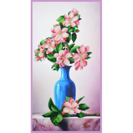 Р-359 Яблоневый цвет. Набор для вышивки бисером. ТМ Картины Бисером
