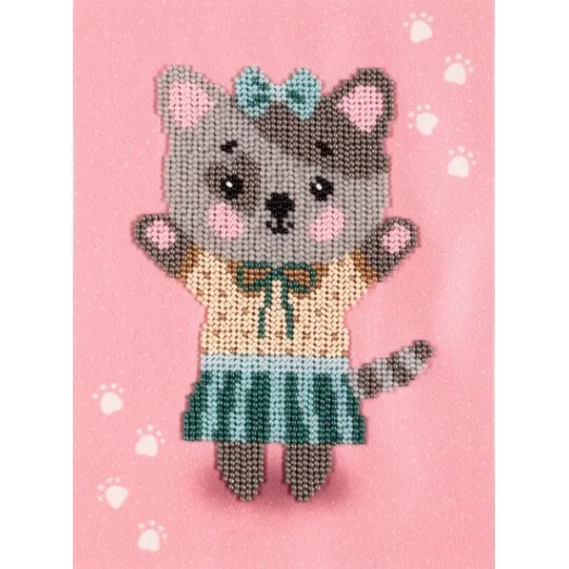 ТН-0886 Кошечка. Набор для вышивки бисером ТМ ВДВ