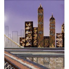 ТН-0903 Манхетенская мечта Триптих часть 3. Набор для вышивки бисером ТМ ВДВ 