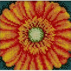 Т-1008 Желто-горячий цвет. Схема для вышивки бисером. ТМ ВДВ