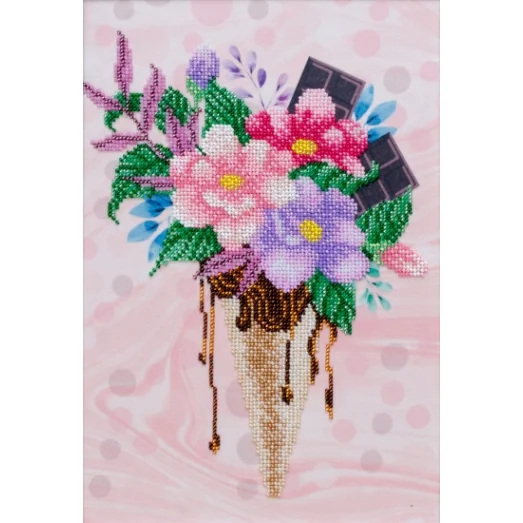 Т-1022 Цветочная прохлада. Схема для вышивки бисером. ТМ ВДВ