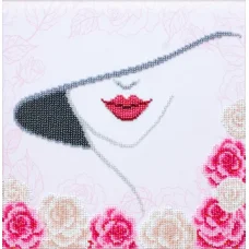 Т-1048 Загадочная леди. Схема для вышивки бисером. ТМ ВДВ