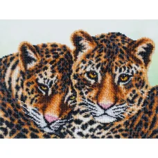 ТН-0999 Леопарды. Набор для вышивки бисером ТМ ВДВ