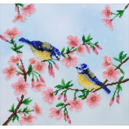 Т-1053 Синички. Схема для вышивки бисером. ТМ ВДВ