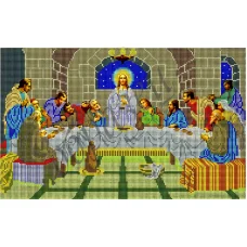 КМИ-3007 Тайная вечеря. Схема для вышивки бисером Краина Моих Мрий