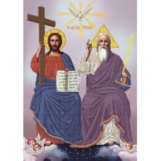 КМИ-3038 Бог - Троица Отец, Сын и Дух Святой. Схема для вышивки бисером Краина Моих Мрий