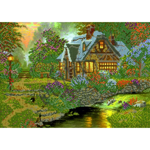 КМР-3046 Летний вечер. Схема для вышивки бисером Краина Моих Мрий
