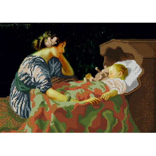 КМР-3161 Мамина колыбельная. Схема для вышивки бисером Краина Моих Мрий