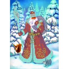 КМР-4031 Дед Мороз-Красный нос. Схема для вышивки бисером Краина Моих Мрий