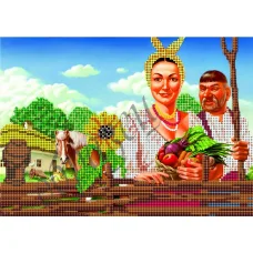 КМР-4036 Кум с Кумою. Схема для вышивки бисером Краина Моих Мрий