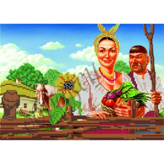 КМР-4036 Кум с Кумою. Схема для вышивки бисером Краина Моих Мрий