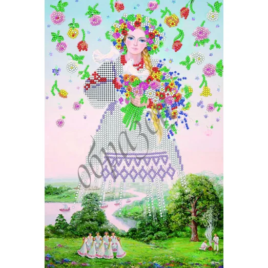 КМР-4108 Народные традиции. Любовь-Матушка. Схема для вышивки бисером Краина Моих Мрий