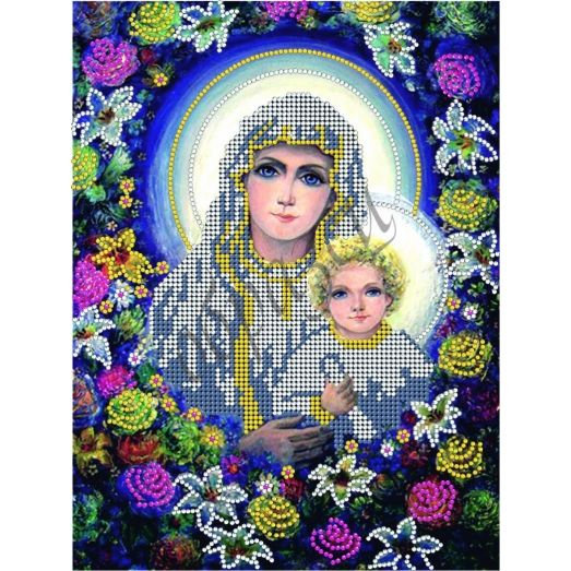 КМР-4112 Народные традиции Богородица. Схема для вышивки бисером Краина Моих Мрий