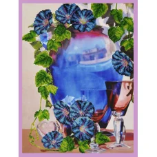 S-220 Вьюнок. Схема для вышивки бисером ТМ Картины бисером