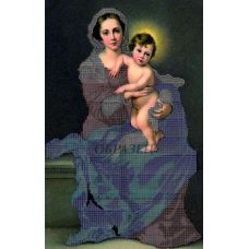 КМР-3208 Мадонна с младенцем. Схема для вышивки бисером Краина Моих Мрий