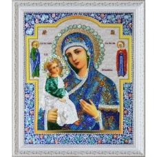 Р-291 Икона Богородицы Иерусалимская. Набор для вышивки бисером. ТМ Картины Бисером