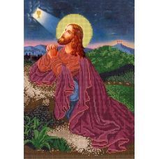 КМИ-3032 Иисус Христос в Гефсеманском саду. Схема для вышивки бисером Краина Моих Мрий