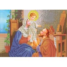 КМИ-3033 Мария, Иосиф и младенец Иисус. Схема для вышивки бисером Краина Моих Мрий