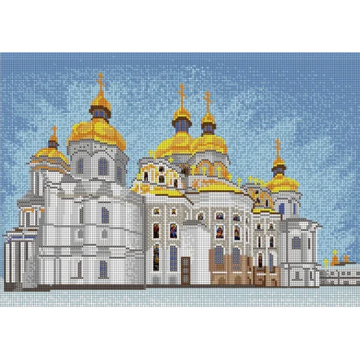 КМР-3206 Свято-Успенская Лавра. Схема для вышивки бисером Краина Моих Мрий