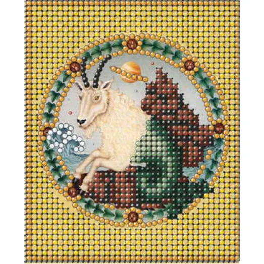 КМР-6029 Козерог (золото). Схема для вышивки бисером Краина Моих Мрий