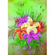 КМР-3244 Очаровательный букет лилии . Схема для вышивки бисером Краина Моих Мрий