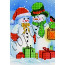 КМР-4129 Снеговички. Схема для вышивки бисером Краина Моих Мрий