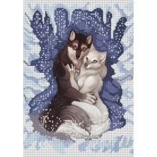 КМР-4200 Волчья любовь. Схема для вышивки бисером Краина Моих Мрий