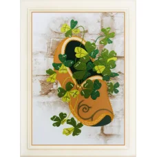 R-033 Клевер. Набор для вышивки нитками. ТМ Olanta