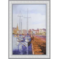 VF-001 Причал. Набор для вышивки нитками. ТМ Olanta