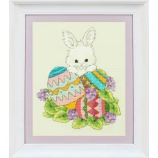 VN-073 Пасхальный заяц. Набор для вышивки нитками. ТМ Olanta