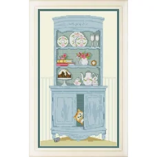 VN-100 В буфетной. Набор для вышивки нитками. ТМ Olanta