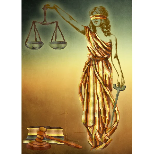 FV-055 (А3) Фемида. Схема для вышивки бисером СвитАрт