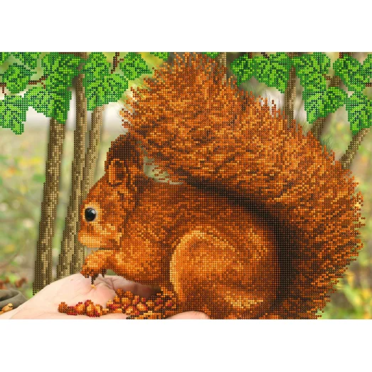 FV-082 (А3) Белка. Схема для вышивки бисером СвитАрт