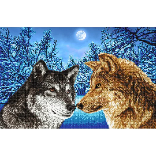 FV-105 (А2) Волки. Схема для вышивки бисером СвитАрт